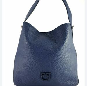 Furla Blue Leather Tote Bag